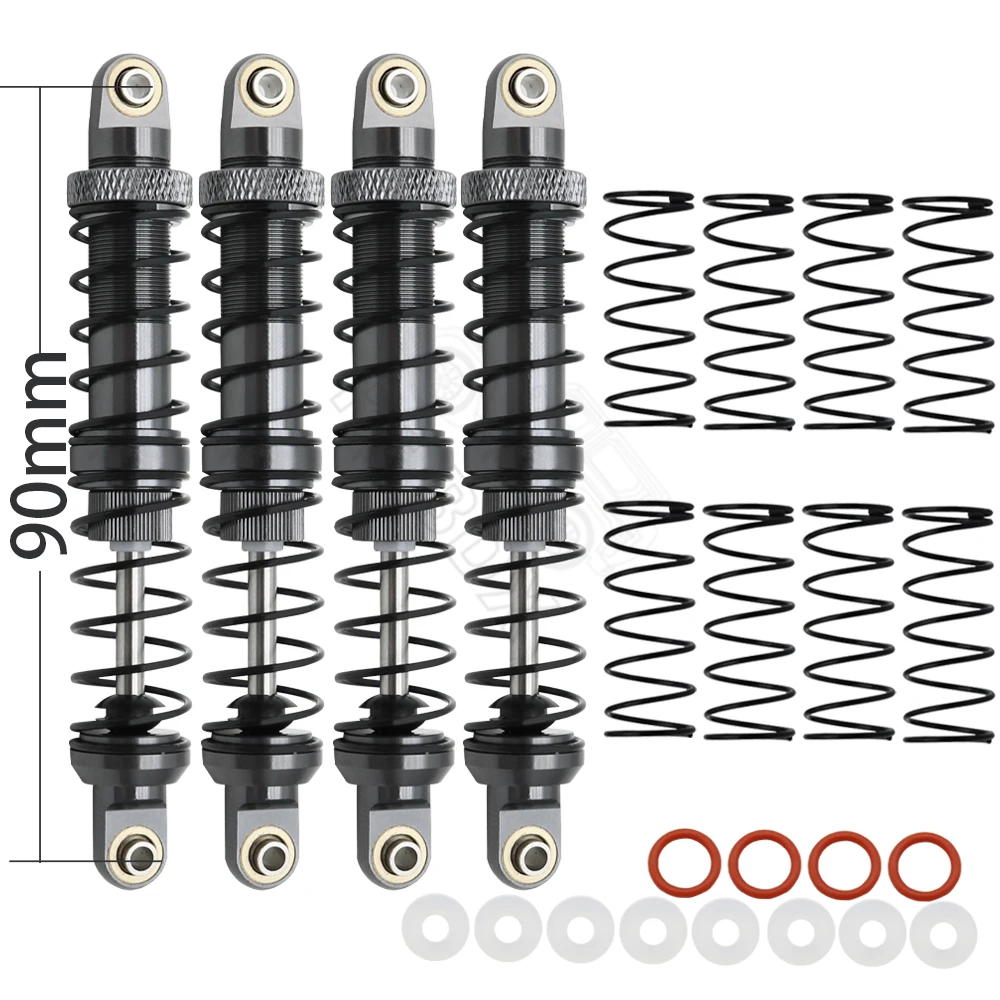 Metal 70mm 80mm 90mm 100mm 110mm 120mm Shock Absorber Oil Damper for 1/10 RC Crawler Car Axial SCX10 AXI03007 RBX10 D90 TRX4