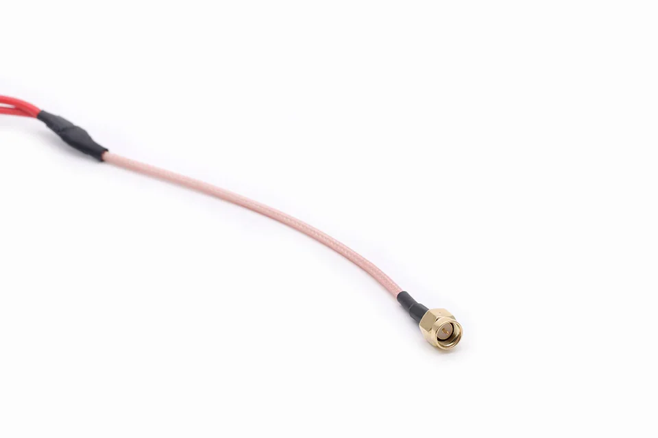 1PC RG316 RF Coaxial Cable SMA Male Plug to Dual Alligator Clips Red&Black Tester Lead Wire 50cm Connector