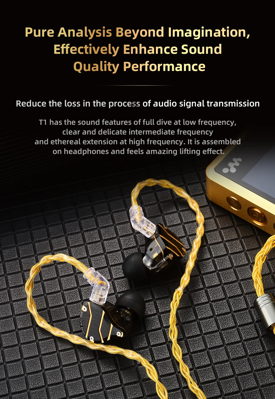 QKZ T1 200 Core 8 Strand OFC Copper Silver Plated Earphone Upgrade Cable KZ C Pin QDC Pin for EDX PRO ZSN PRO Castor TRN MT1 CCA