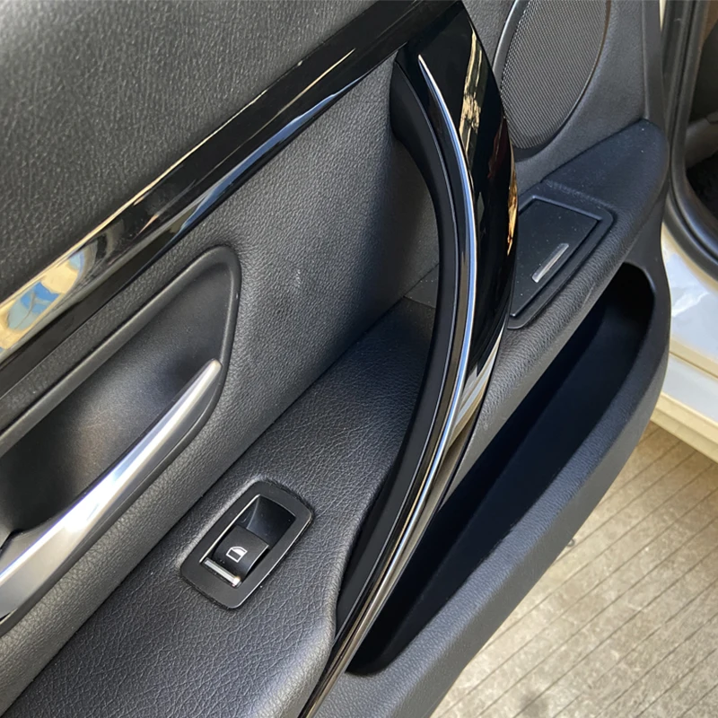 RHD LHD Carbon Fiber Car Inner Door Pull Handle Trim Cover for BMW 3 4 Series F30 F31 F32 F33 F34 F35 F36 F80 F82 F83 2013-2018