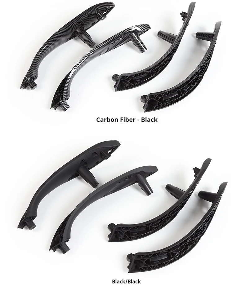RHD LHD Carbon Fiber Car Inner Door Pull Handle Trim Cover for BMW 3 4 Series F30 F31 F32 F33 F34 F35 F36 F80 F82 F83 2013-2018
