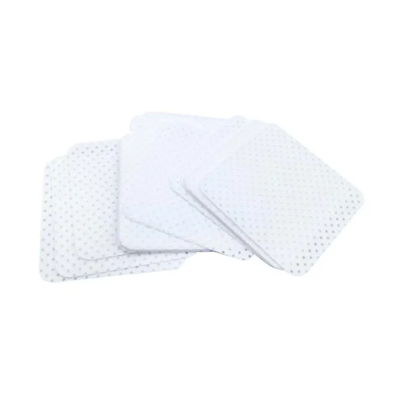 200PCS Pink/White Eyelash Glue Remover Wipe Lint-Free Cotton Wipes Glue Bottle Mouth Cleaning Paper Cleaner Pads with Box