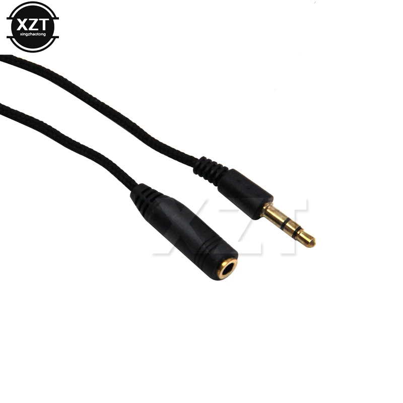 1.5m/3m/5m Headphone Extension Cable 3.5mm Jack Male to Female 3.5mm AUX Cable Audio Stereo Extender Cord Earphone Speaker