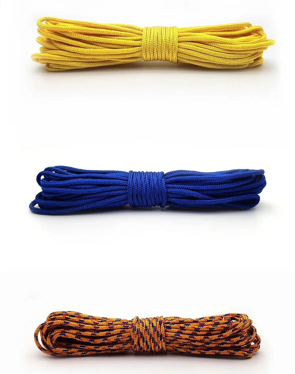 100meters 2mm Solid Parachute Cord Lanyard Rope Mil Spec Type One Strand Climbing Camping Survival Equipment Paracord