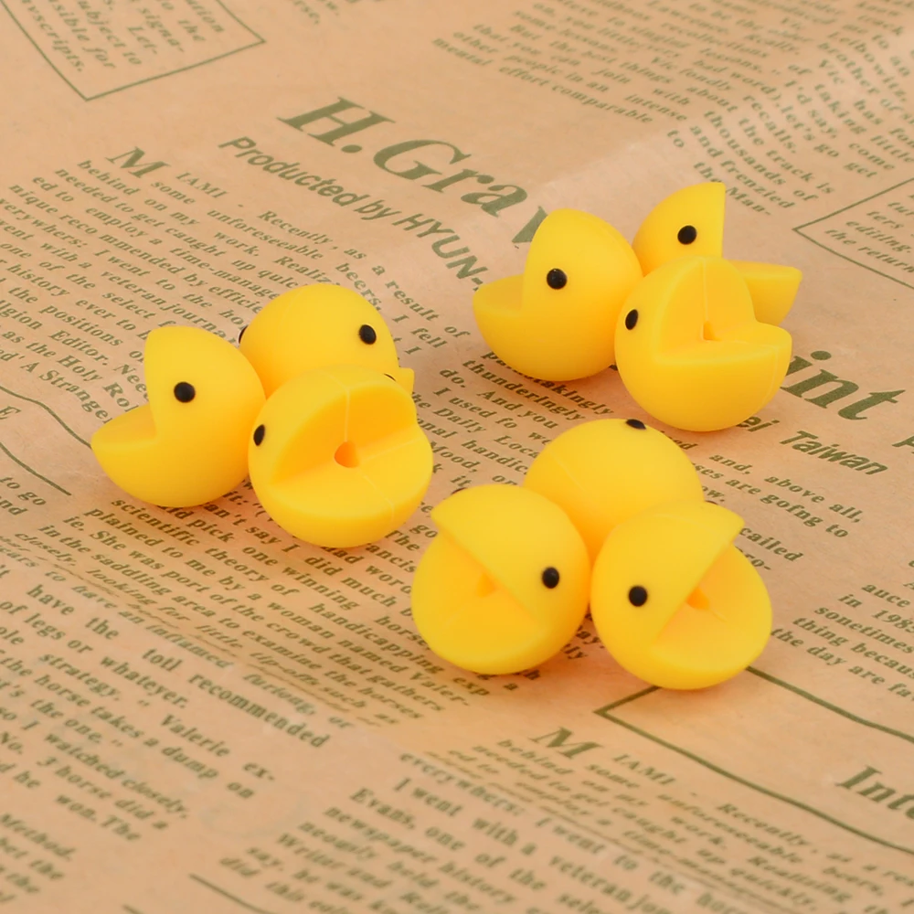 LOFCA 5pcs Ghost Bead Silicone BPA Free DIY For Silicone Jewelry Bracelet Necklace Accessories for making Make bracelets