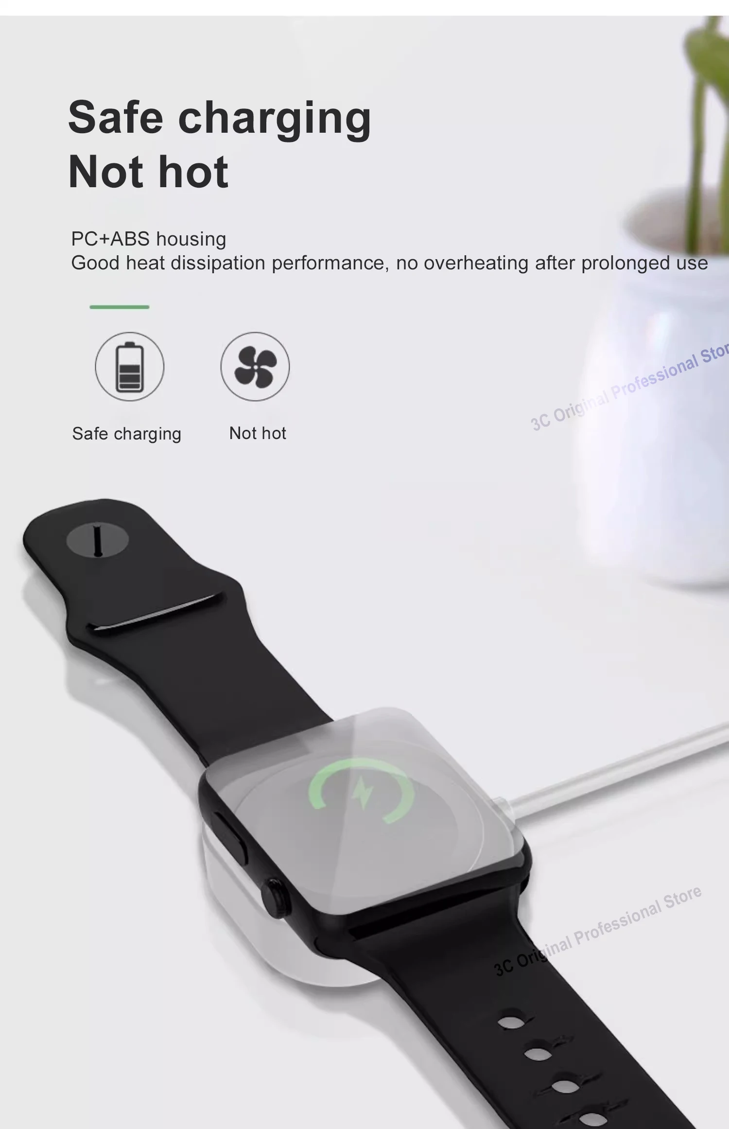New Magnetic Wireless Charger for Apple Watch Series 9 8 7 6 5 4 SE Fast Charging Cable USB Type C for iWatch Series 6 3 5 3 2 1