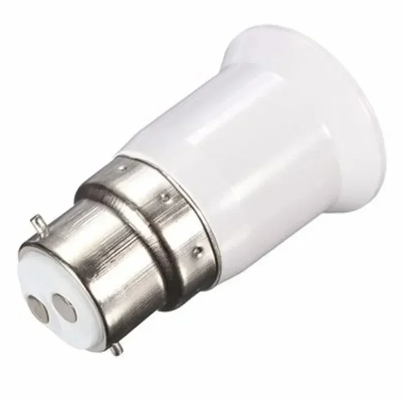 1/10pcs Led Lamp Adapter B22 To E27 Bulb Sockets Converter Lamps Base Conversion Holder Converter Light Bulbs Socket Accessories