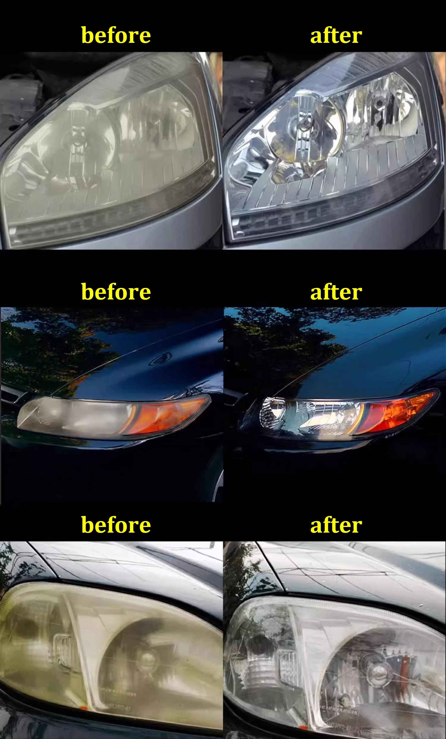 Headlight Restoration Polishing Headlamp Scratch Remover Repair Cleaning Paste Remove Oxidation Headlight Polish Liquid LHB-16