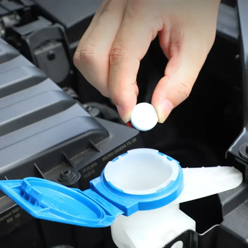 Car Windshield Glass Concentrated Washer Tablets Car Effervescent Washer Fluid Wiper Glass Solid Cleaning Tablets for Car Window