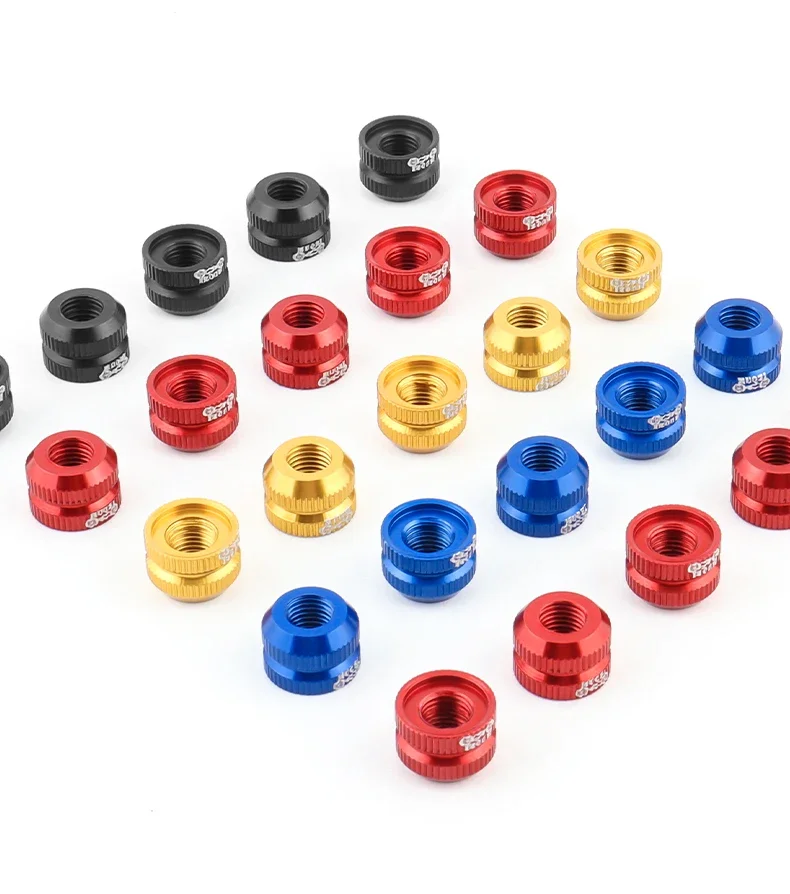 1Pair Bike Vacuum Tire Law Mouth Nut MTB Bicycle Tire Inner Tube Valve Caps Safe