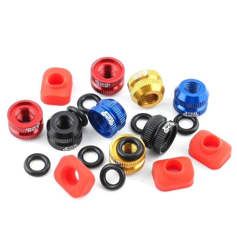 1Pair Bike Vacuum Tire Law Mouth Nut MTB Bicycle Tire Inner Tube Valve Caps Safe