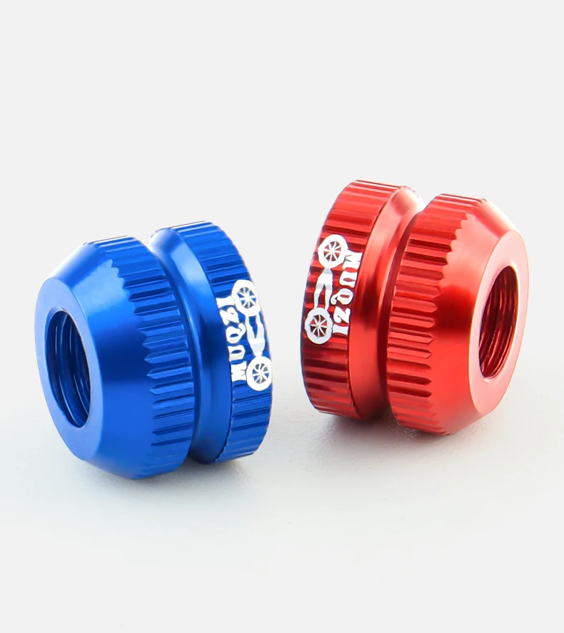 1Pair Bike Vacuum Tire Law Mouth Nut MTB Bicycle Tire Inner Tube Valve Caps Safe
