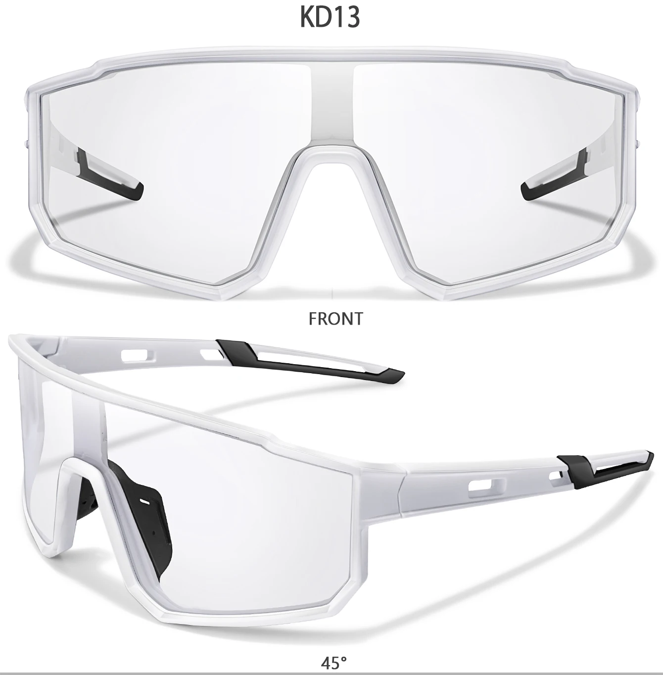 New Style Brand Photochromic Eyewear Men Women Bicycle MTB Bike Running Fishing Cycling Glasses Comfortable Windproof Goggles