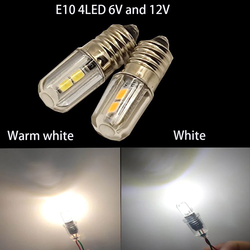 2PCS E10 T4w H21W  Ba9s BA9 BA9S 57 756 1816 1891 1893 Led Bulb lamp Auto Car LED Indicator Light Bulb 6V 6.3V 12V  Warning LED