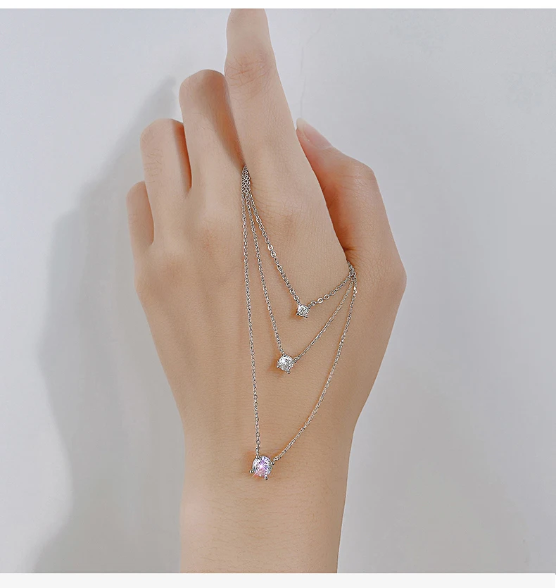 La Monada 38+4.8cm Silver Necklace For Women Fine Silver 925 Jewelry Fashion Neck Minimalist Pendants 925 Silver Chains Woman