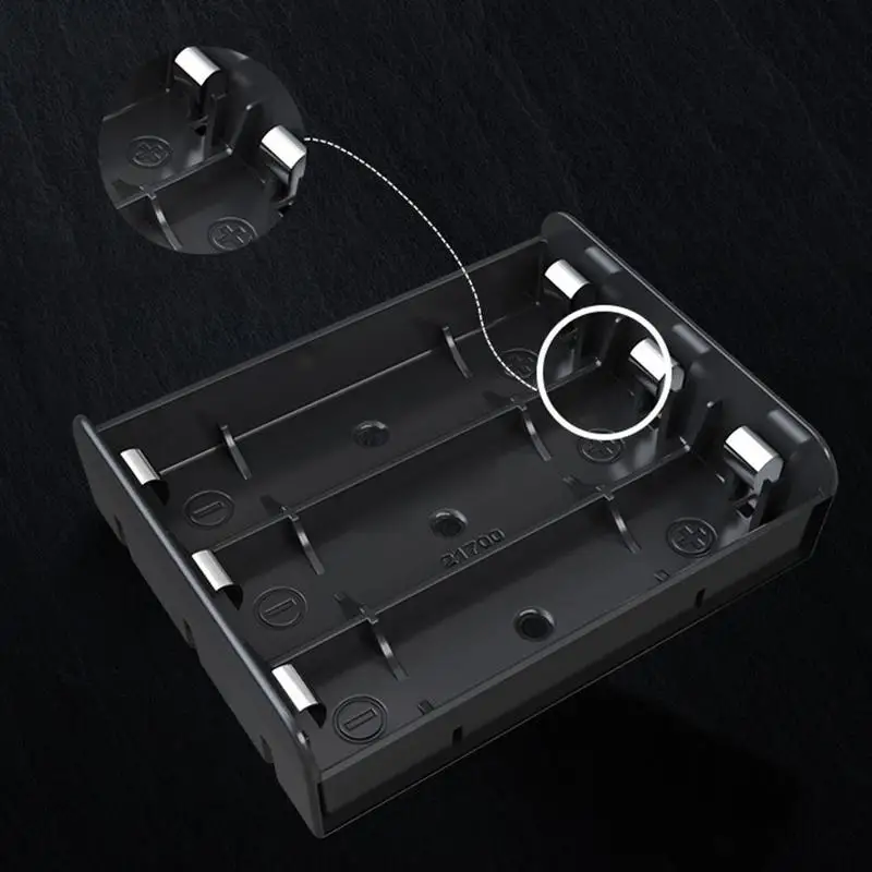 1/2/3/4 Battery Cases DIY Power Source Socket 21700 Box Battery Plug-in Lithium Holder PCB U4W1