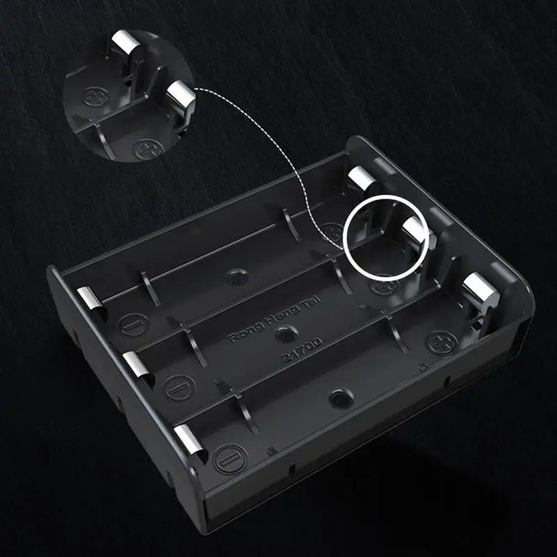 1/2/3/4 Battery Cases DIY Power Source Socket 21700 Box Battery Plug-in Lithium Holder PCB U4W1