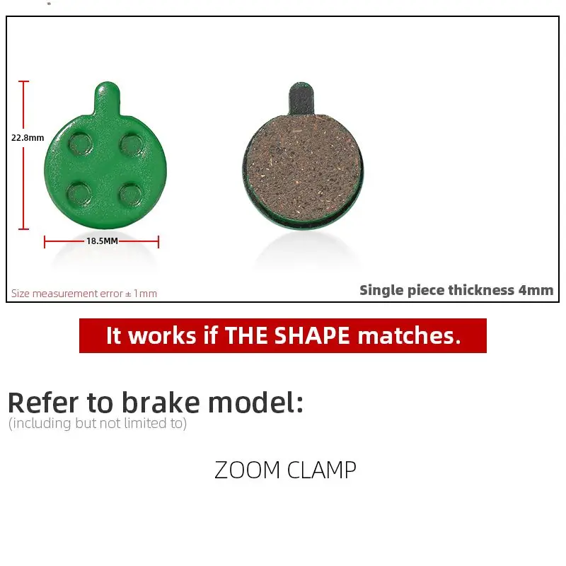 1 Pair Ceramic MTB Bicycle Disc Brake Pads For SHIMANO SRAM AVID HAYES MAGURA FORMULA HOPE Cycling Parts Bike Accessory