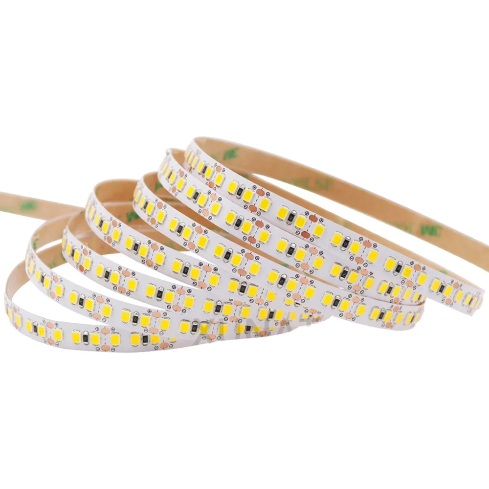12V 24V 2835 LED Strip 5m 10m 15m 20m Tape Light Ribbon 60/120/240/480 LED Natural White / Warm White / Cold White Home Decor