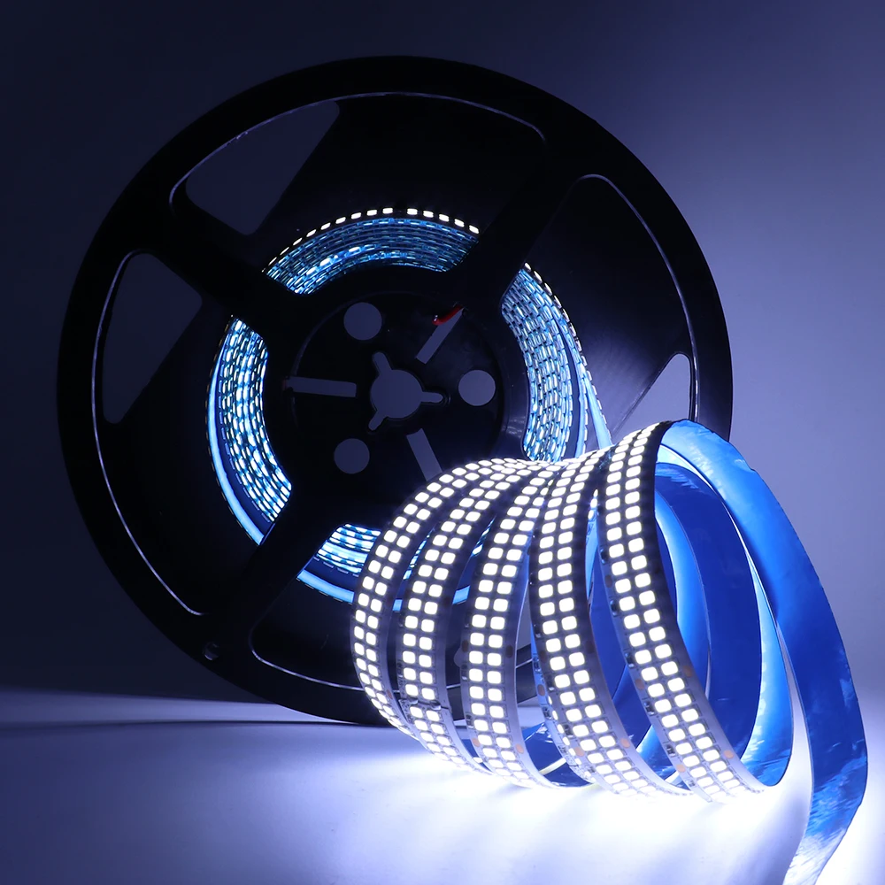 12V 24V 2835 LED Strip 5m 10m 15m 20m Tape Light Ribbon 60/120/240/480 LED Natural White / Warm White / Cold White Home Decor