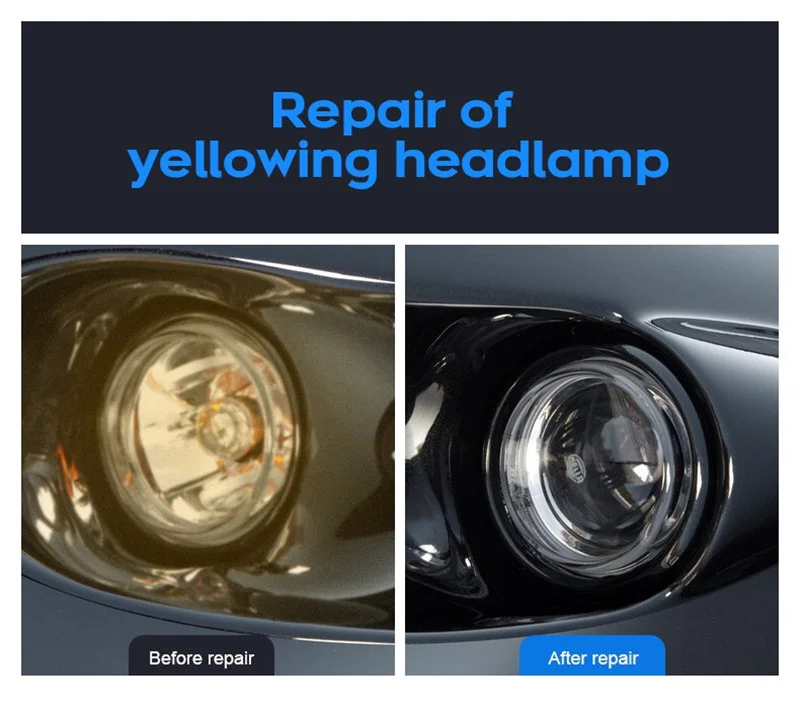 Car Headlight Polishing Evaporator Liquid Car Polish Headlights Liquid Polymer Lamps Regeneration Restoration Remover