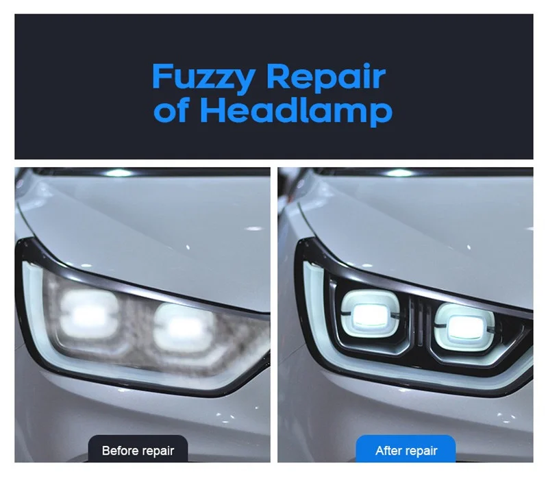 Car Headlight Polishing Evaporator Liquid Car Polish Headlights Liquid Polymer Lamps Regeneration Restoration Remover