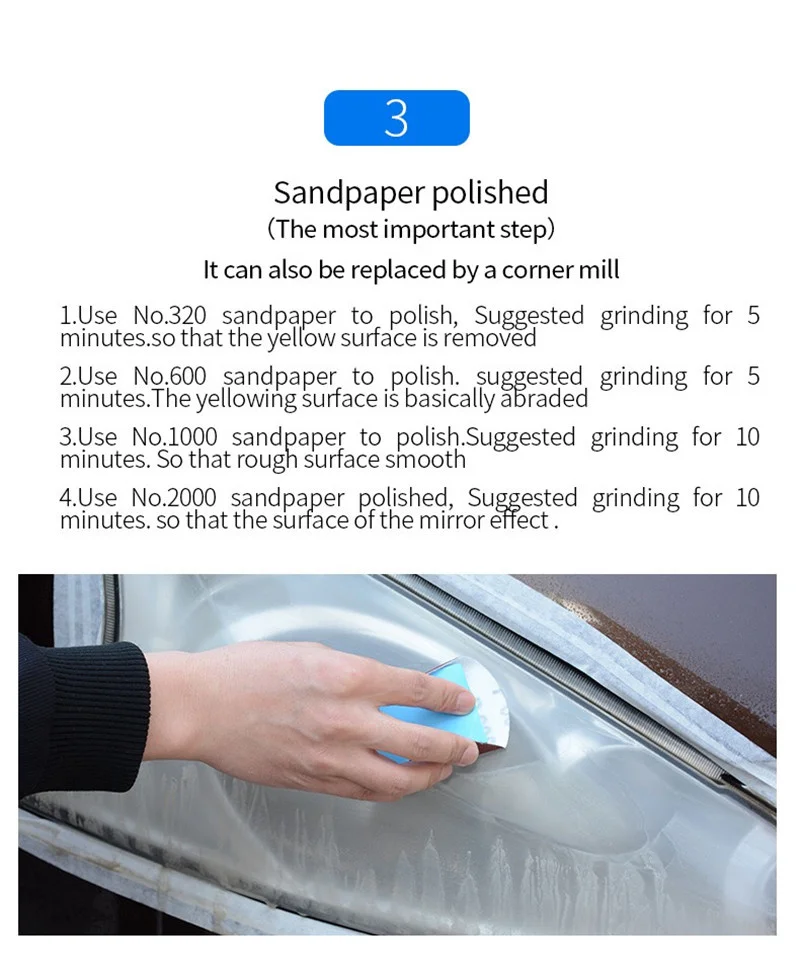 Car Headlight Polishing Evaporator Liquid Car Polish Headlights Liquid Polymer Lamps Regeneration Restoration Remover