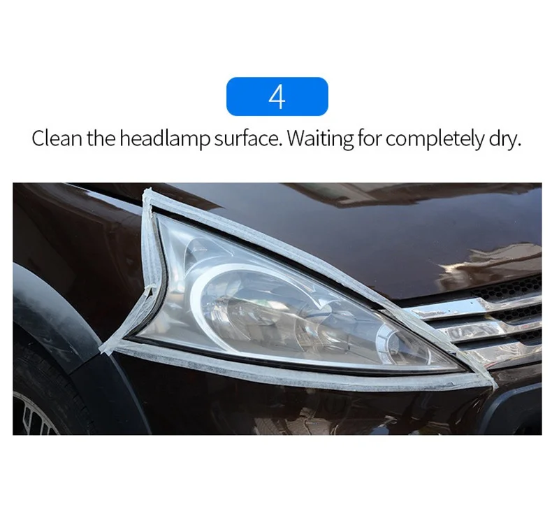 Car Headlight Polishing Evaporator Liquid Car Polish Headlights Liquid Polymer Lamps Regeneration Restoration Remover
