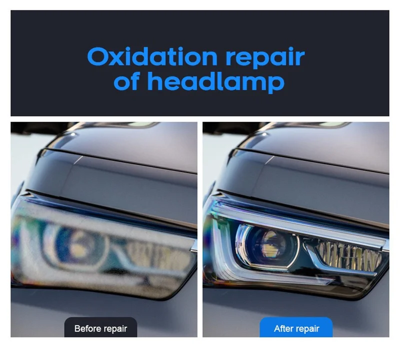 Car Headlight Polishing Evaporator Liquid Car Polish Headlights Liquid Polymer Lamps Regeneration Restoration Remover