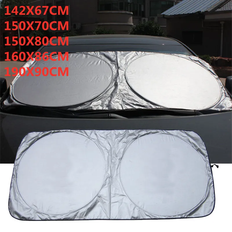 Universal UV Protection Shield Front Rear Car Window Car SunShade Anti Snow Ice Sunshade Sun Shade Visor Windshield Cover Auto