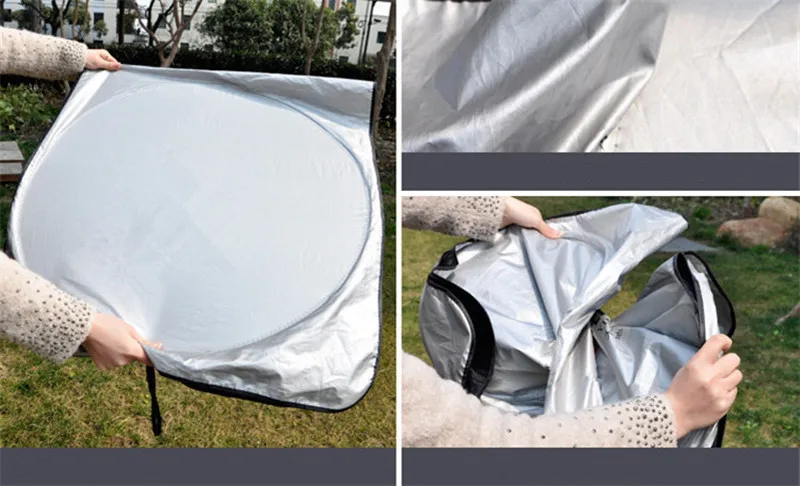 Universal UV Protection Shield Front Rear Car Window Car SunShade Anti Snow Ice Sunshade Sun Shade Visor Windshield Cover Auto
