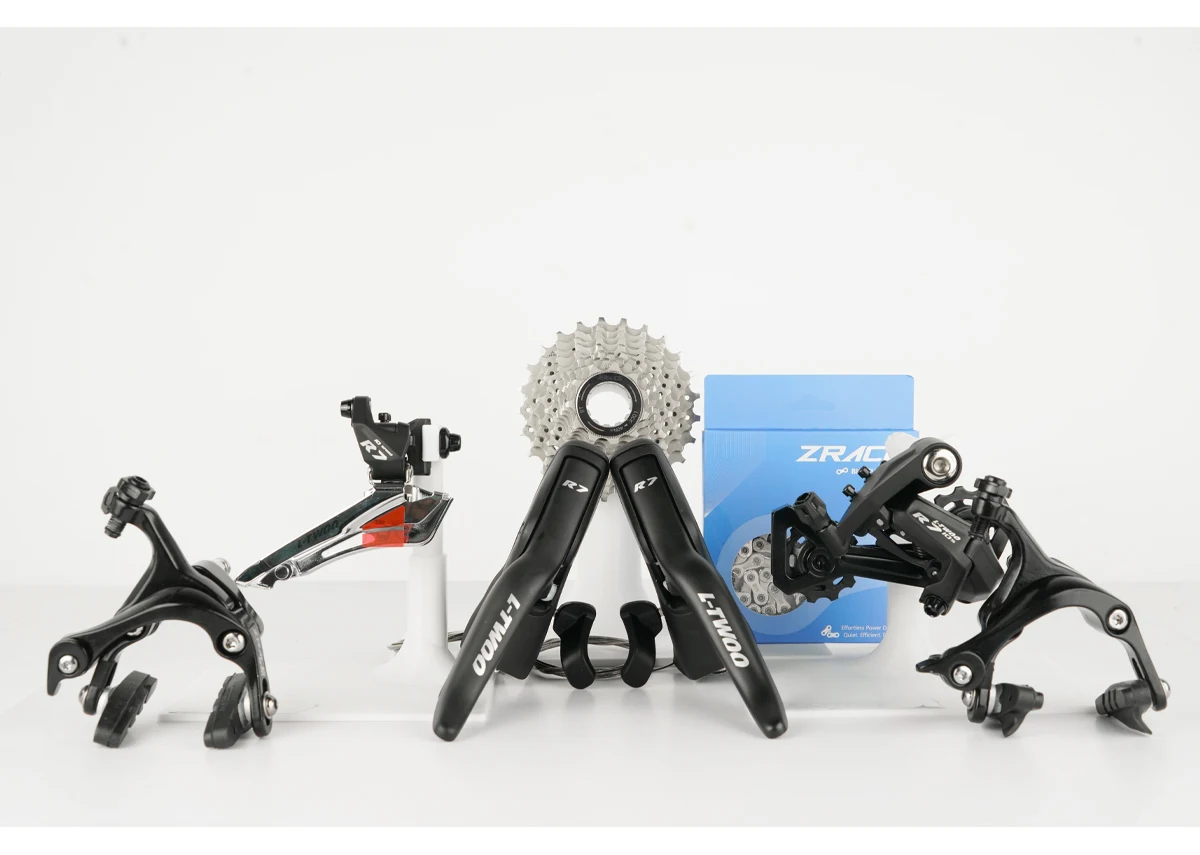 LTWOO R7 2x10 Speed Road Bike Groupset 20S Mechanical Rim Brake Kit Compatible with Shimano Tiagra 4700 Sora R3000 ZRACE Caliper