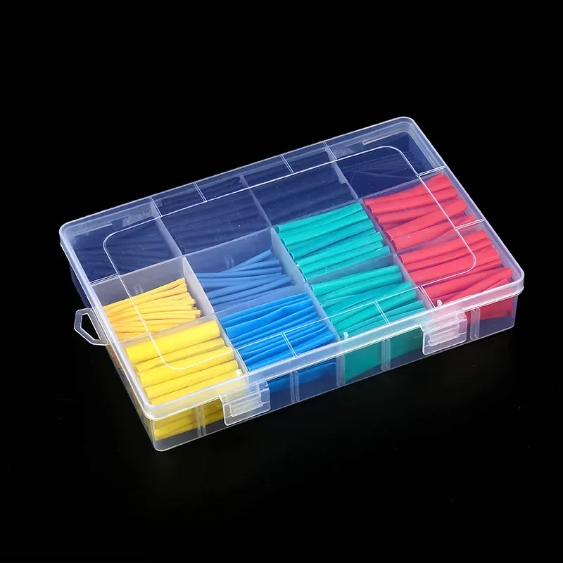 800pcs With Box Heat Shrink Tube Kit Thermoresistant Tubing Electrical Connection Cable Insulation Sleeved Protecter