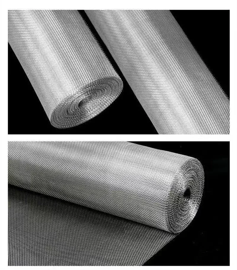 Stainless Steel Mesh for Household Mosquito Rodent Prevention.Thickened Self-adhesive Stainless Steel Doors, Windows Screens