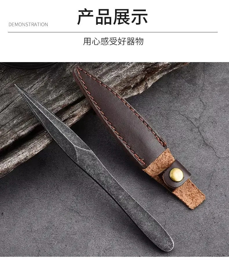 High-quality handmade tea knife, tea needle, tea cone, steel tea needle, black tea cake, pu'er tea set accessories
