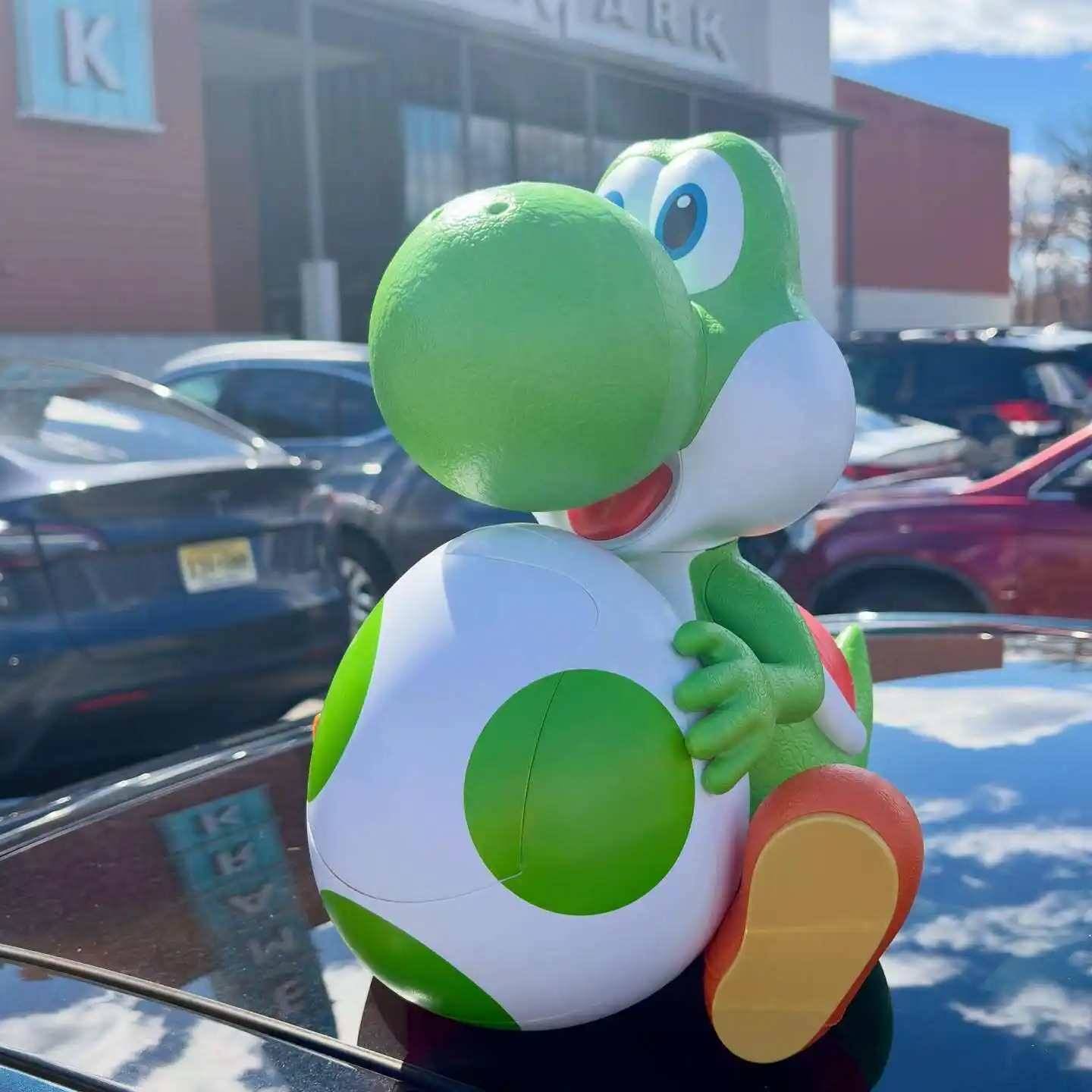 Official Universal Super Mario Galaxy Movie Yoshi Popcorn Bucket Egg Hugging Collectible Snack Storage Drink Cup For Mario Fans