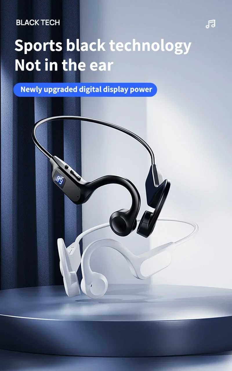 X7 Wireless Earphone Bone Conduction Sport Swimming Bluetooth Compatible Earphones Hand-free With Mic For Sports Earbud New 2026