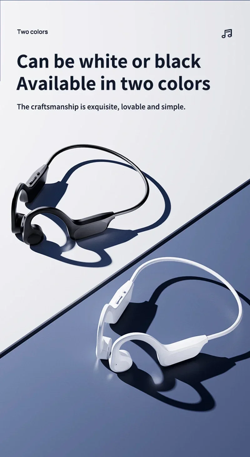 X7 Wireless Earphone Bone Conduction Sport Swimming Bluetooth Compatible Earphones Hand-free With Mic For Sports Earbud New 2026