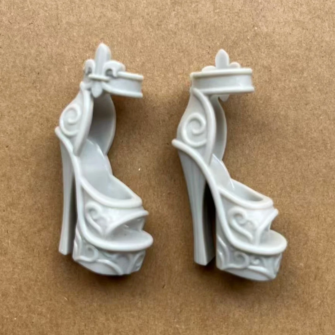 Monster Doll Shoes Boots Sandals Gray Black Brown Yellow White Color Doll Decors DIY Dressing Doll Parts