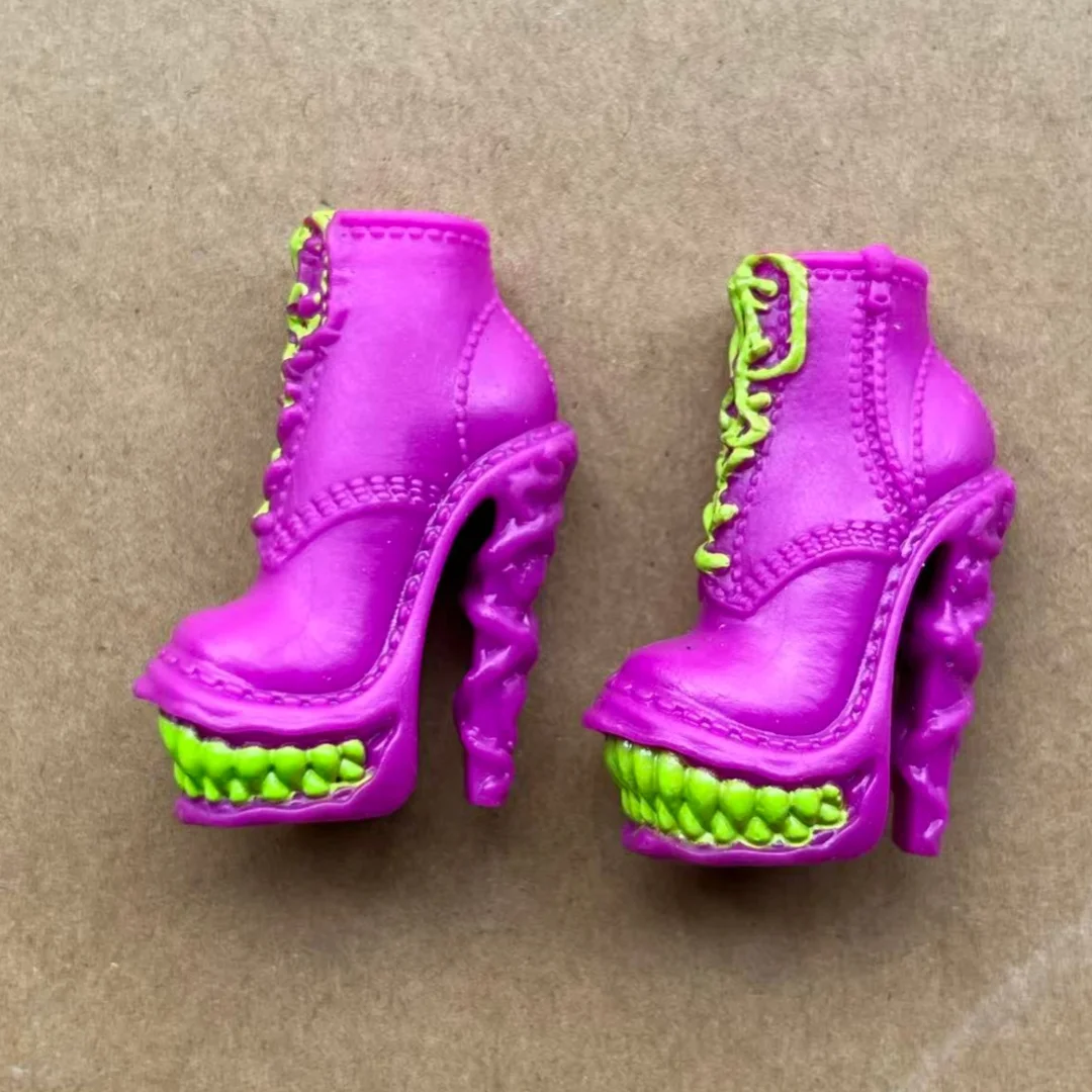 Monster Doll Shoes Boots Sandals Gray Black Brown Yellow White Color Doll Decors DIY Dressing Doll Parts