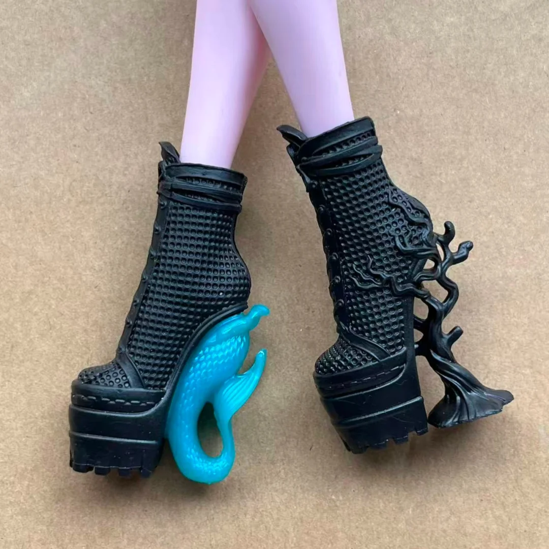 Monster Doll Shoes Boots Sandals Gray Black Brown Yellow White Color Doll Decors DIY Dressing Doll Parts