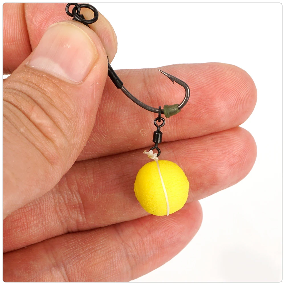 Hirisi 1Pcs 50m Carp Fishing Bait Floss Grips Boilies Holder for Chod Hair Ronnie Rig Method Feeder Terminal Tackle Accessories