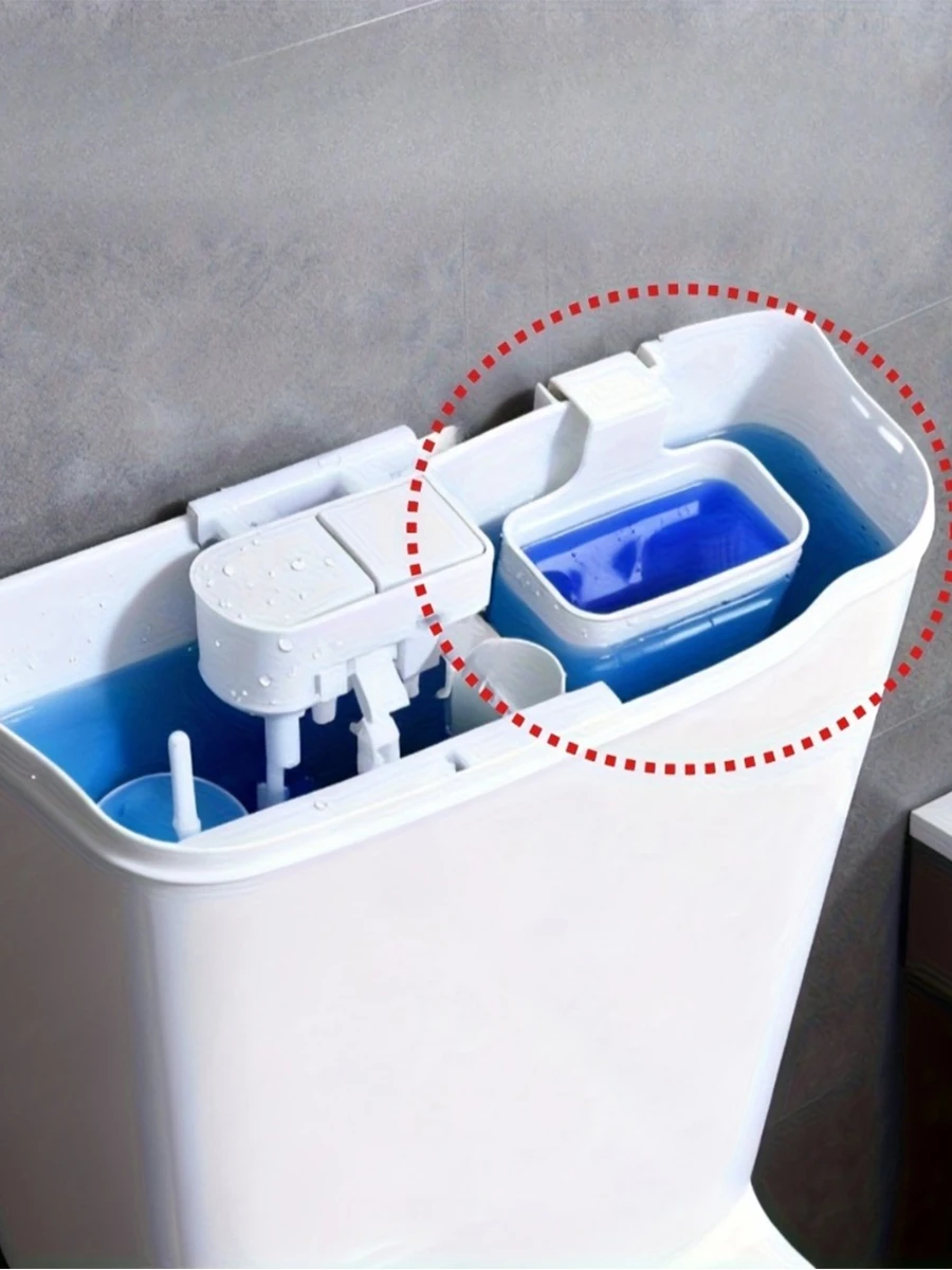 Toilet Solid Dispenser Tank Replacement Part | Plastic, Glam Style, Contemporary Style, No Electricity Needed, Convenient a