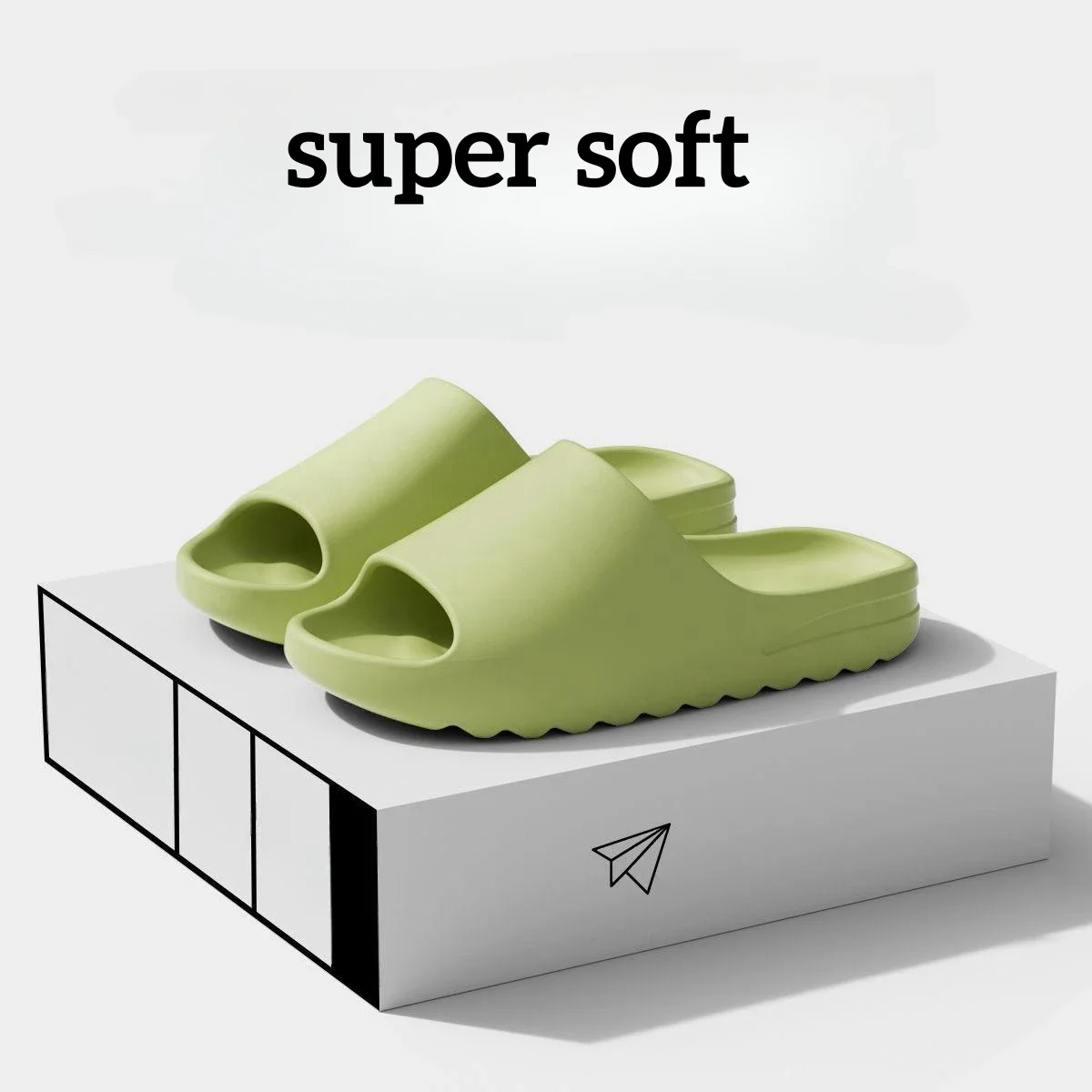 Brand High Quality Super Soft EVA Sole Summer Slippers for Men Bathroom Slippers Home Slides Couple Beach Male Slipper