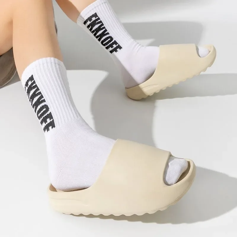 Brand High Quality Super Soft EVA Sole Summer Slippers for Men Bathroom Slippers Home Slides Couple Beach Male Slipper