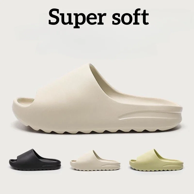 Brand High Quality Super Soft EVA Sole Summer Slippers for Men Bathroom Slippers Home Slides Couple Beach Male Slipper