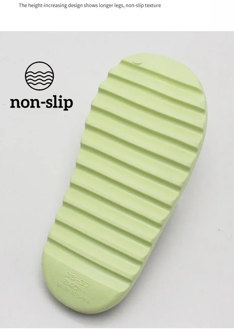 Brand High Quality Super Soft EVA Sole Summer Slippers for Men Bathroom Slippers Home Slides Couple Beach Male Slipper