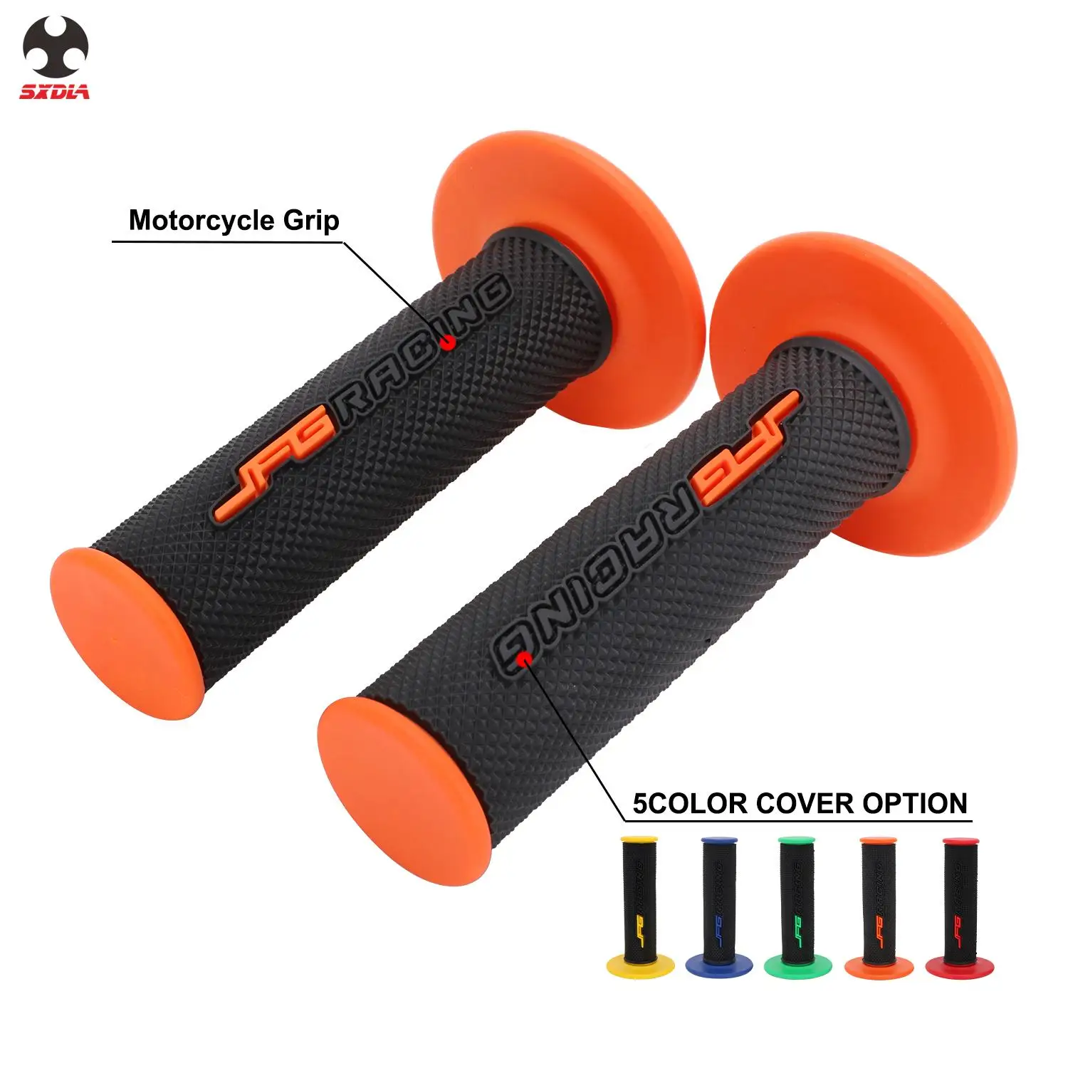 Motorcycle JFG 7/8" Handlebar Handle Hand Grips For KTM HONDA YAMAHA KAWASAKI SUZUKI Dirt Pit Bike Motocross Enduro MX