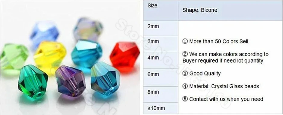 Mixed Color & Size & Shape Total About 10G Loose Austria Crystal Beads Glass Seed Beads For Kids Jewelry DIY Making Accessorie