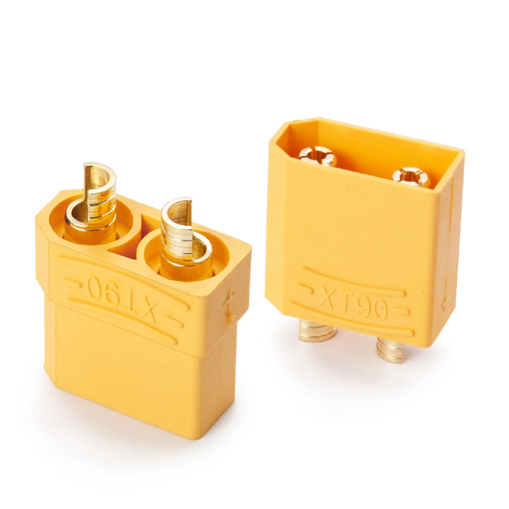 MIBIDAO EC5 to T Deans Female Male Connector RC Lipo Battery Control Parts Banana Plug Adapter